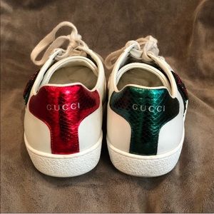 Gucci Shoes - Embroidered Gucci Lip Sneakers Gucci Shoes - Embroidered Gucci Lip Sneakers